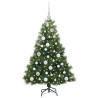 Árbol de Navidad artificial con 150 LED Verde 120 cm PE y PVC 3