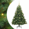 Árbol de Navidad artificial con 150 LED Verde 120 cm PE y PVC 2