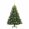 Árbol de Navidad artificial con 150 LED Verde 120 cm PE y PVC 3