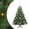 Árbol de Navidad artificial con 150 LED Verde 120 cm PE y PVC 2