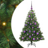 Árbol de Navidad artificial con 150 LED Verde 120 cm PE y PVC 2