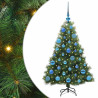 Árbol de Navidad artificial con 150 LED Verde 120 cm PE y PVC 2