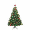 Árbol de Navidad artificial con 150 LED Verde 120 cm PE y PVC 3