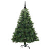 Árbol de Navidad artificial con 150 LED Verde 150 cm PE y PVC 4