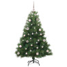 Árbol de Navidad artificial con 150 LED Verde 150 cm PE y PVC 3