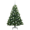 Árbol de Navidad artificial con 150 LED Verde 150 cm PE y PVC 4