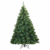 Árbol de Navidad artificial con 300 LED Verde 180 cm PE y PVC 5