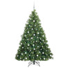Árbol de Navidad artificial con 300 LED Verde 180 cm PE y PVC 3