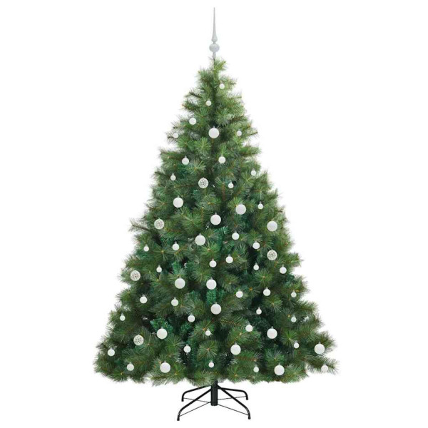 Árbol de Navidad artificial con 300 LED Verde 180 cm PE y PVC M 4