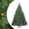 Árbol de Navidad artificial con 300 LED Verde 180 cm PE y PVC 2