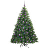 Árbol de Navidad artificial con 300 LED Verde 180 cm PE y PVC 4