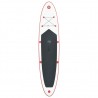 Conjunto prancha paddle SUP insuflável c/ vela vermelho/branco 5