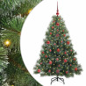 Árbol de Navidad artificial con 150 LED Verde 120 cm PE y PVC 2
