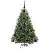 Árbol de Navidad artificial con 150 LED Verde 120 cm PE y PVC 3