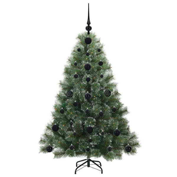 Árbol de Navidad artificial con 150 LED Verde 120 cm PE y PVC M 4