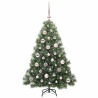 Árbol de Navidad artificial con 150 LED Verde 120 cm PE y PVC 3