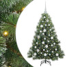 Árbol de Navidad artificial con 150 LED Verde 120 cm PE y PVC 2