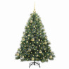 Árbol de Navidad artificial con 150 LED Verde 120 cm PE y PVC 3
