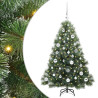 Árbol de Navidad artificial con 150 LED Verde 120 cm PE y PVC 2