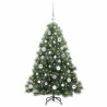 Árbol de Navidad artificial con 150 LED Verde 120 cm PE y PVC 3