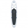 Tabla de paddle surf inflable con vela azul y blanca 2