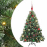 Árbol de Navidad artificial con 150 LED Verde 120 cm PE y PVC 2