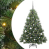Árbol de Navidad artificial con 150 LED Verde 150 cm PE y PVC 2