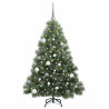 Árbol de Navidad artificial con 150 LED Verde 150 cm PE y PVC 3