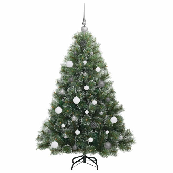 Árbol de Navidad artificial con 150 LED Verde 150 cm PE y PVC M 5