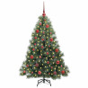 Árbol de Navidad artificial con 150 LED Verde 150 cm PE y PVC 3