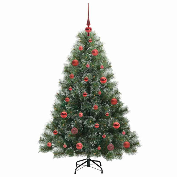 Árbol de Navidad artificial con 150 LED Verde 150 cm PE y PVC M 4