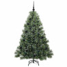 Árbol de Navidad artificial con 150 LED Verde 150 cm PE y PVC 3