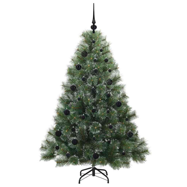 Árbol de Navidad artificial con 150 LED Verde 150 cm PE y PVC M 4