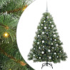 Árbol de Navidad artificial con 150 LED Verde 150 cm PE y PVC 2