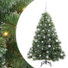 Árbol de Navidad artificial con 150 LED Verde 150 cm PE y PVC 2
