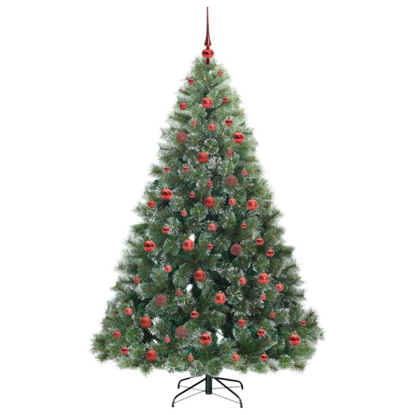 Árbol de Navidad artificial con 300 LED Verde 180 cm PE y PVC M 4