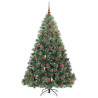 Árbol de Navidad artificial con 300 LED Verde 180 cm PE y PVC 4