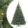 Árbol de Navidad artificial con 300 LED Verde 180 cm PE y PVC 2