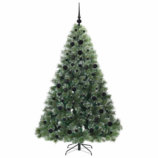 Árbol de Navidad artificial con 300 LED Verde 180 cm PE y PVC M 4