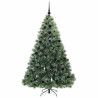 Árbol de Navidad artificial con 300 LED Verde 180 cm PE y PVC 4