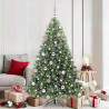 Árbol de Navidad artificial con 300 LED Verde 180 cm PE y PVC 1