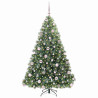 Árbol de Navidad artificial con 300 LED Verde 180 cm PE y PVC 3