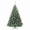 Árbol de Navidad artificial con 300 LED Verde 180 cm PE y PVC 4