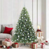Árbol de Navidad artificial con 300 LED Verde 180 cm PE y PVC 1