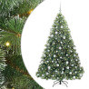 Árbol de Navidad artificial con 300 LED Verde 180 cm PE y PVC 2