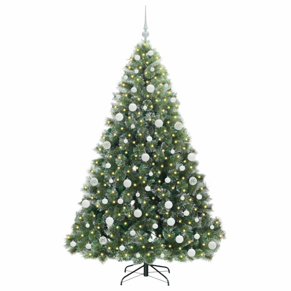 Árbol de Navidad artificial con 300 LED Verde 180 cm PE y PVC M 3