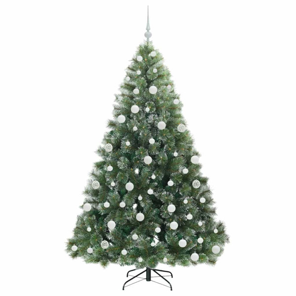Árbol de Navidad artificial con 300 LED Verde 180 cm PE y PVC M 4