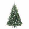 Árbol de Navidad artificial con 300 LED Verde 180 cm PE y PVC 4