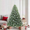 Árbol de Navidad artificial con 300 LED Verde 180 cm PE y PVC 1