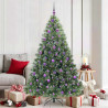 Árbol de Navidad artificial con 300 LED Verde 180 cm PE y PVC 1